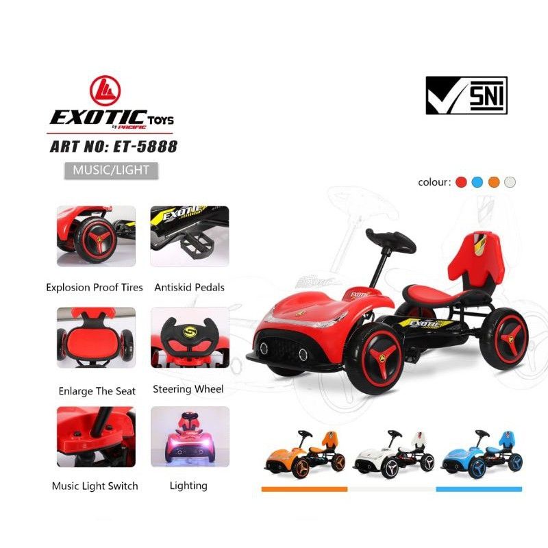 MOBILAN GOCART GOWES ANAK EXOTIC ET 5888 BY PACIFIC