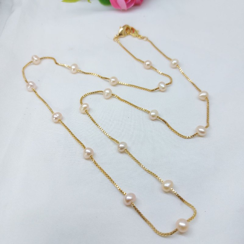 STRAP KALUNG MASKER MUTIARA ASLI AIR TAWAR BERSERTIFIKAT, KONEKTOR MASKER HIJAB, OLEH OLEH KHAS, STR