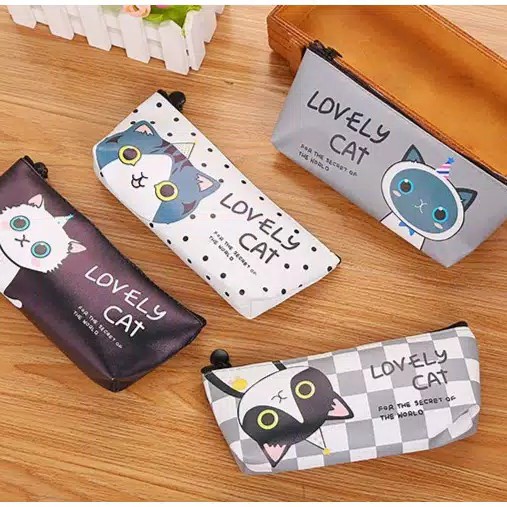 

TP30 Kotak Pensil Lucu Karakter Lovely Cat Tempat Pensil Unik