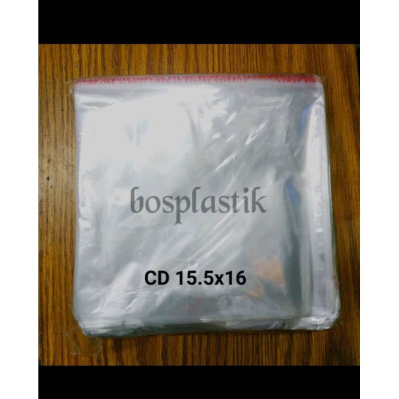 

Plastik OPP VCD Lem / Seal Uk. 15.5x13 cm (isi 1000 Lembar)