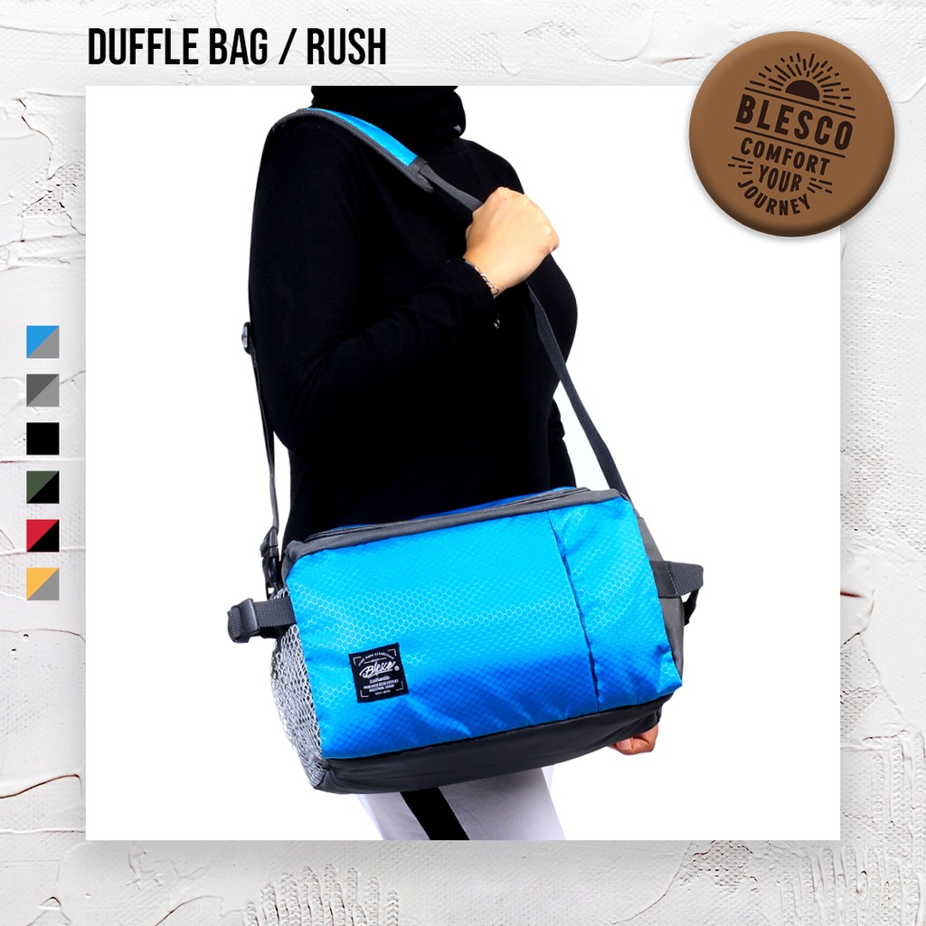 Tas Gym &amp; Fitness Tas Perlengkapan Gym Warna Biru - Blesco Rush