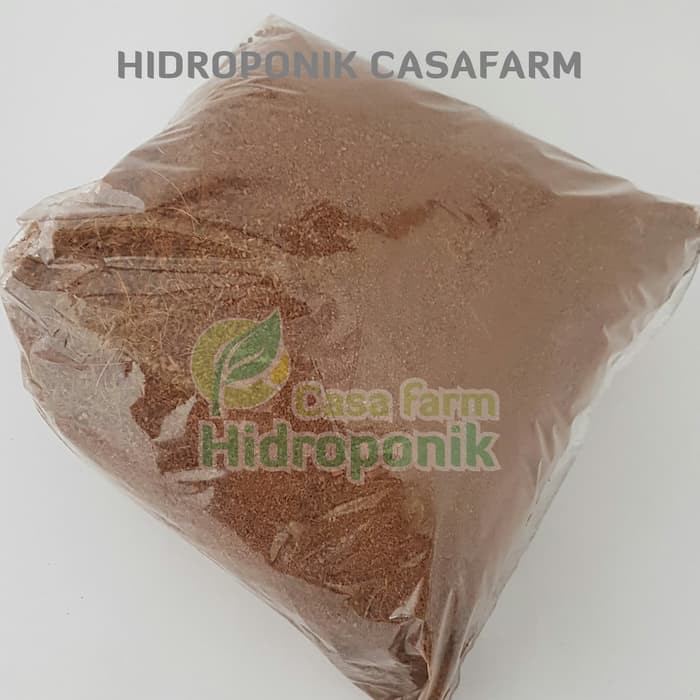 sabut kelapa hidroponik