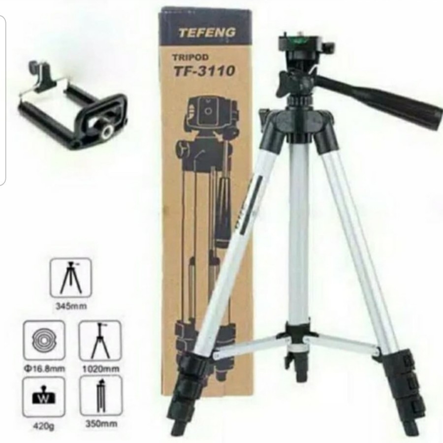 Tripot 3110 Tripod Top Camera 1meter Free Holder U Buat Hp