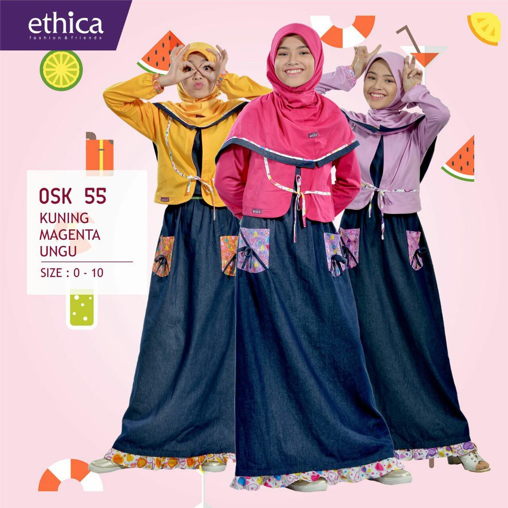 ETHICA / OSK 55 / GAMIS ANAK ETHICA BIGSALE