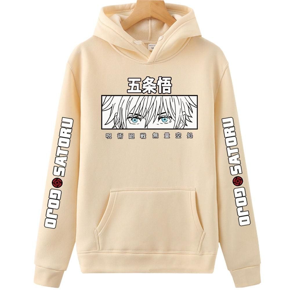 Sweater JUJUTSU KAISEN Oblong / Hoodie SATORU GOJO EYES V2 Jumper