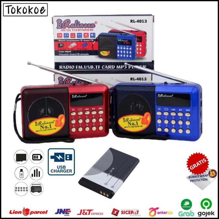 Speaker Radio Portable / Radio Mini Senter Mitsuyama Rl-4013