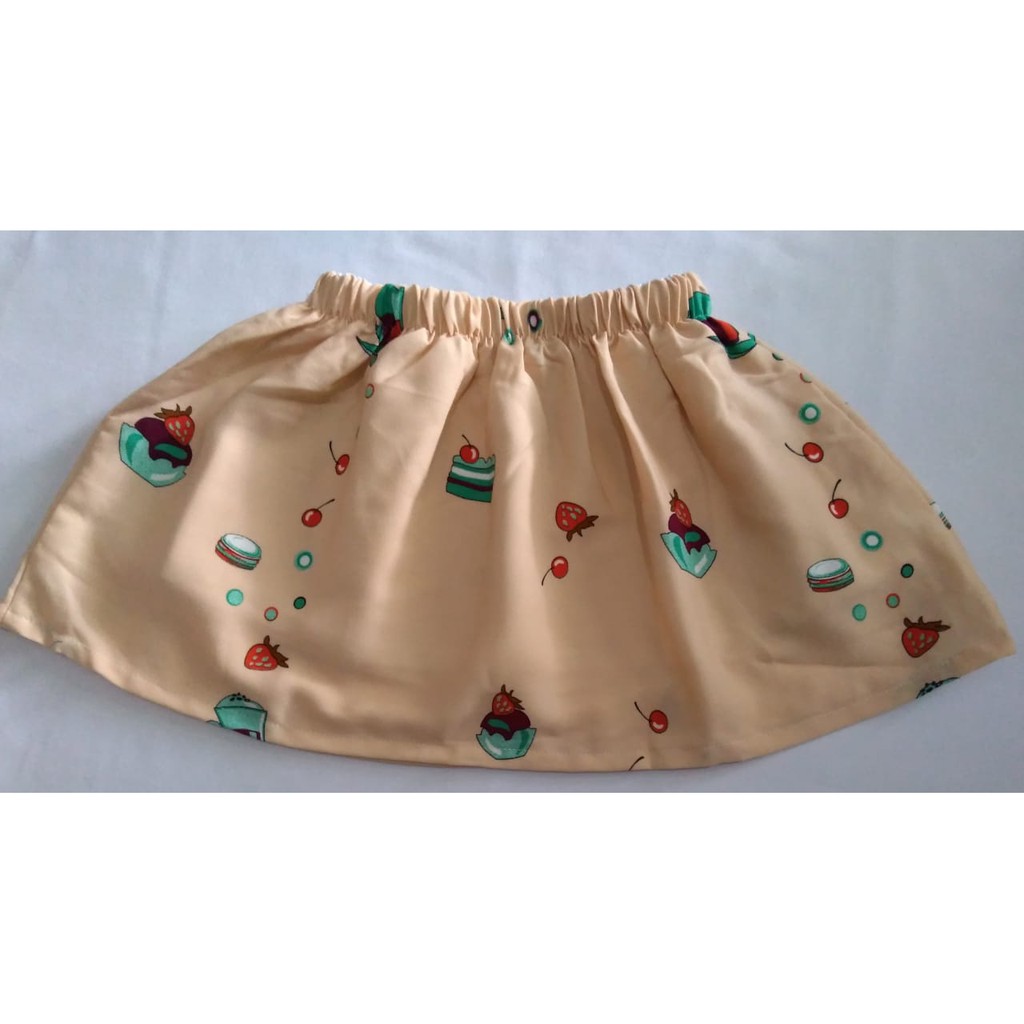 Rok FLARE SKIRT Anak Cewek Motif Lucuu SALE!!