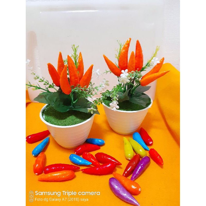 rangkaian buah cabe artificial bunga plastik bunga imitasi bunga murah-4