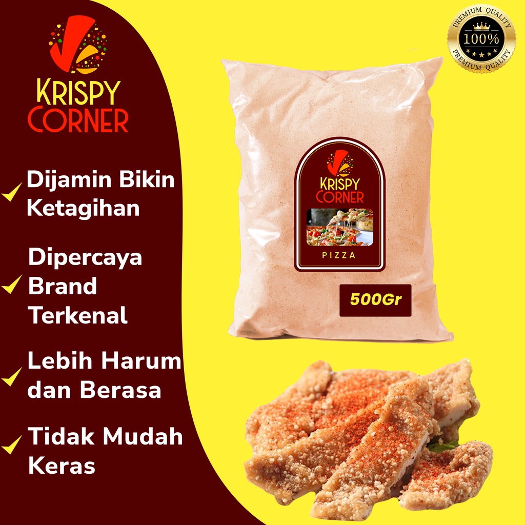 

Bumbu Tabur Pizza Penyedap Aneka Snack Kentang Ayam Jamur Instan Rasa Pizza Premium 500gr