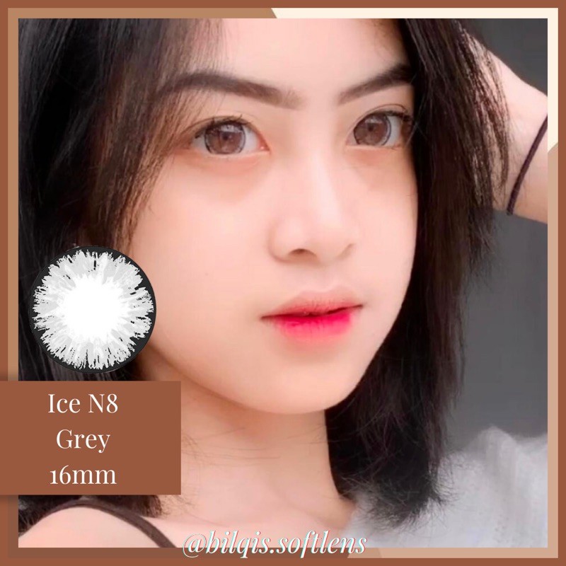 N8 Softlens Big Eyes - ICE N8 Baby Eyes Diameter 16mm-Softlens Una