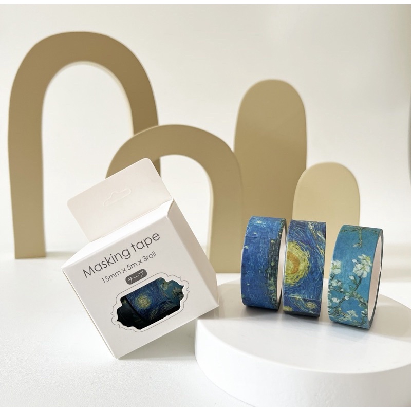 

Washimoshi masking washi Tape Mugoo series set