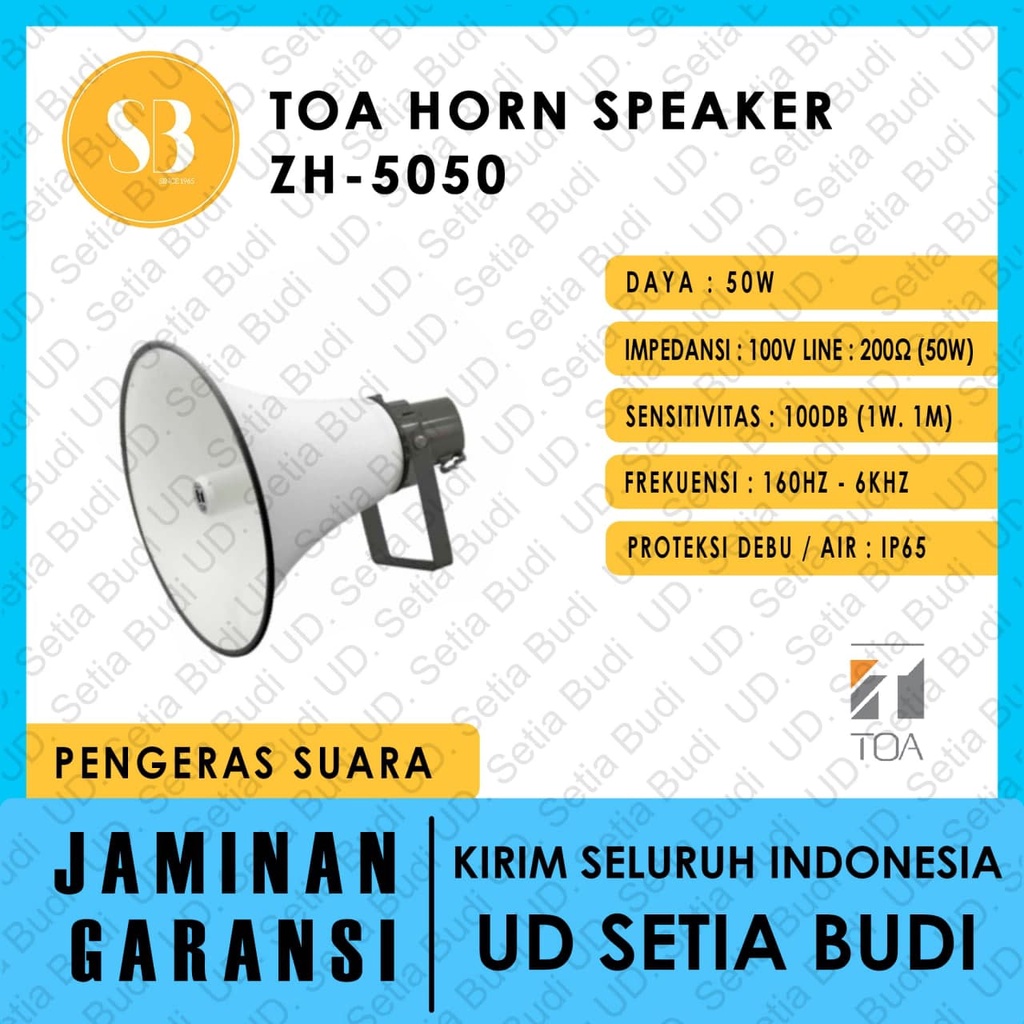 TOA Horn Speaker ZH-5050 / ZH-5050 Speaker Corong 50 Watt