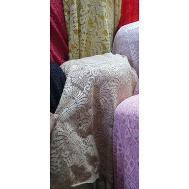 Kain Brukat Katun / bahan Brokat / cocok untuk dress seragaman setelan kebaya dll TERBARU