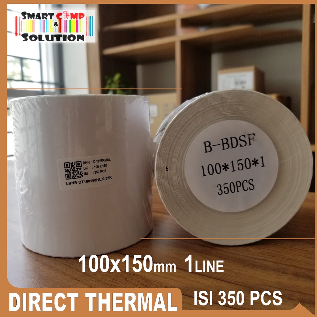 Stiker Label Thermal Resi Alamat Market Place 100x150mm / 100x150 / 10x15 / A6 AWB Unicorn Lite