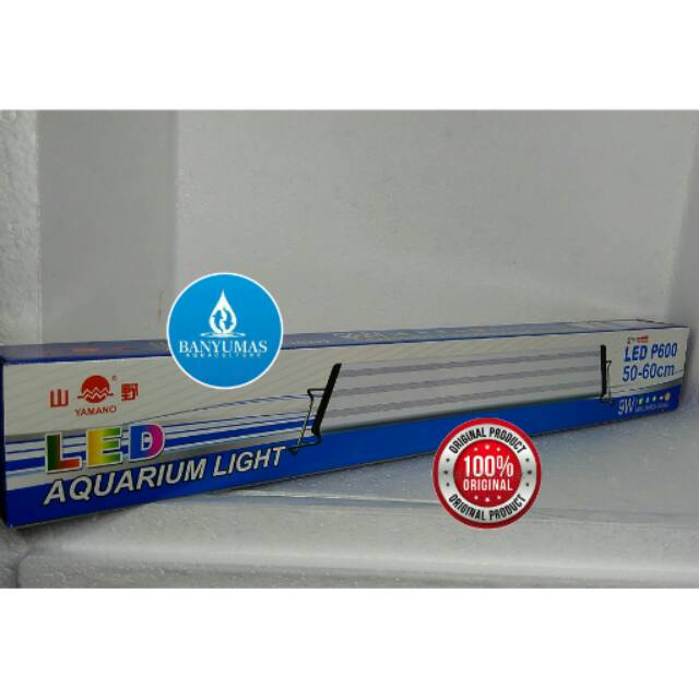 A016 Lampu LED Aquarium Yamano 50-60cm aquascape tanning louhan ecer grosir murah original asli ikan
