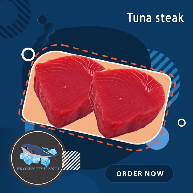 

steak tuna merah 500gr fillet tuna segar
