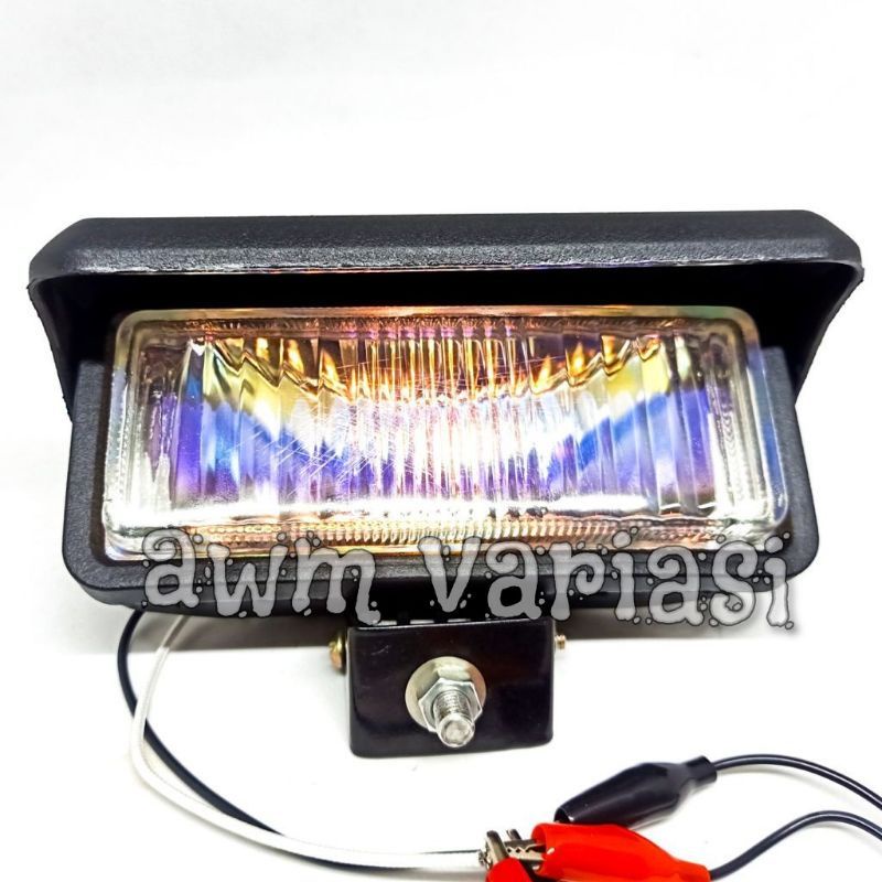 Lampu tembak sorot foglam halogen pelangi