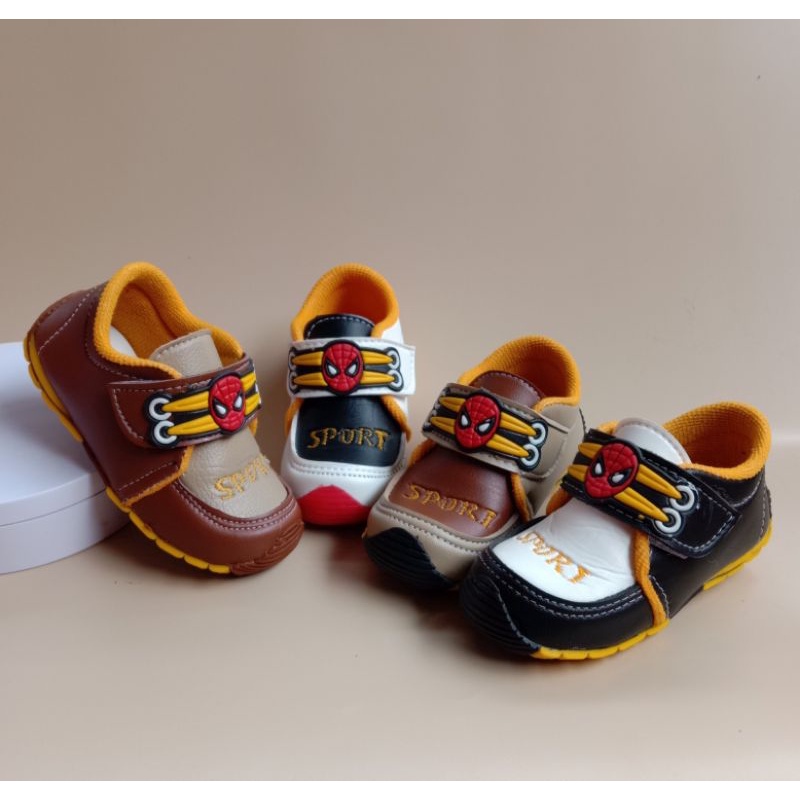 SEPATU ANAK BUNYI BAYI LAKI LAKI USIA 1-3 TAHUN / SEPATU BALITA MURAH-