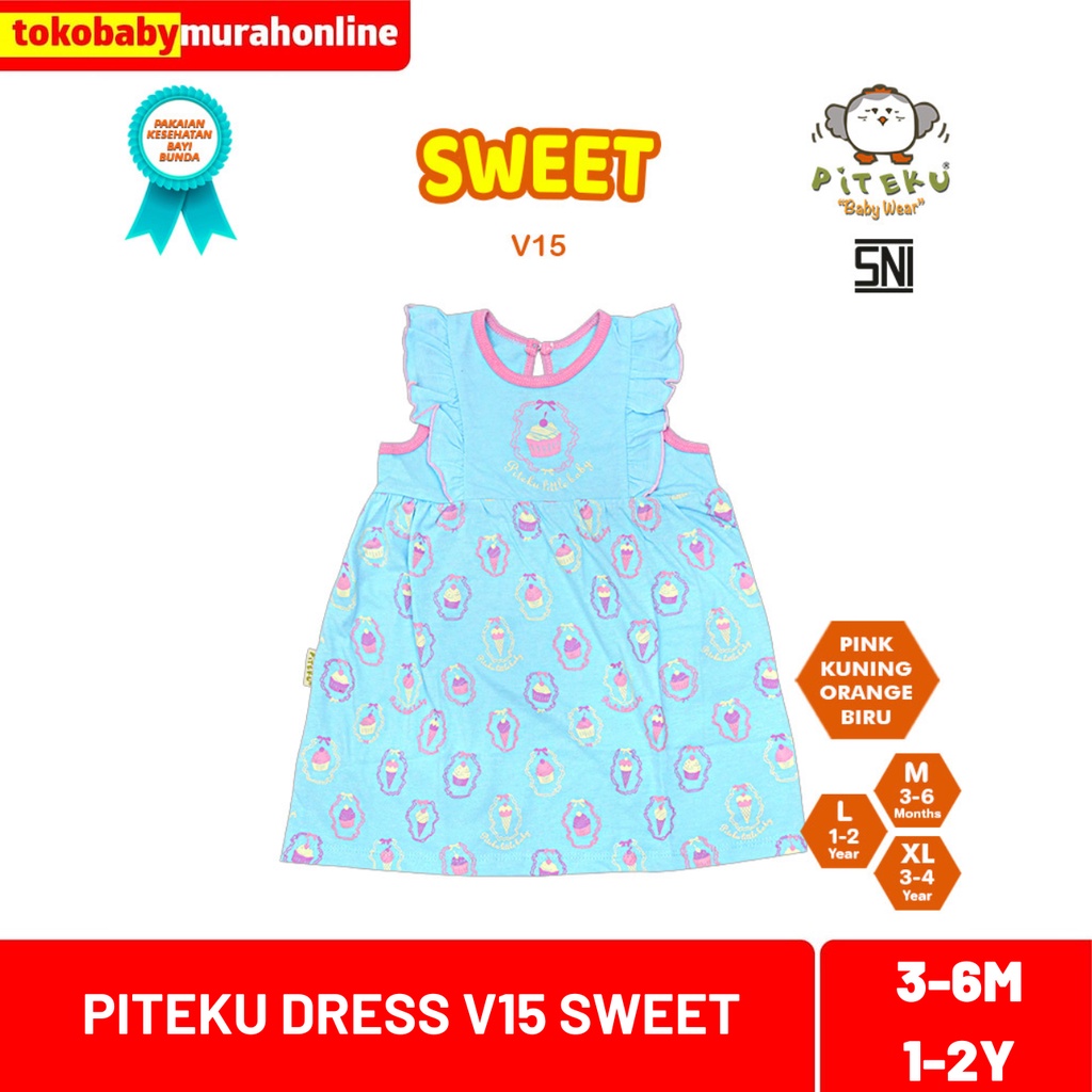 PITEKU DRESS SWEETS V15 / DRESS ANAK