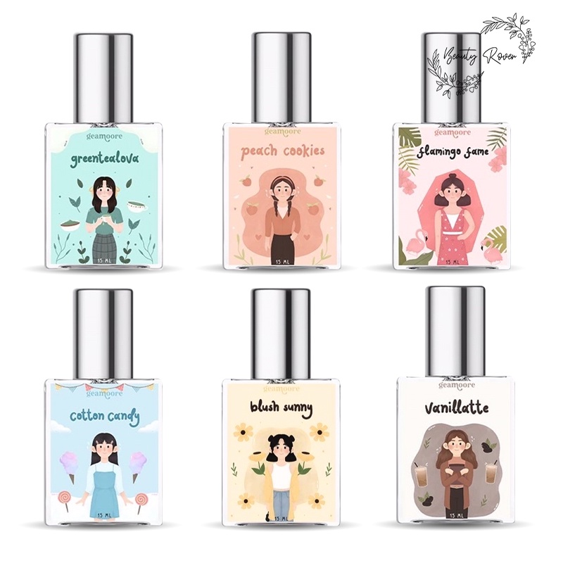 GEAMOORE ADDICTED SERIES SPRAY PERFUME 15 ML - BPOM WANGI TAHAN LAMA