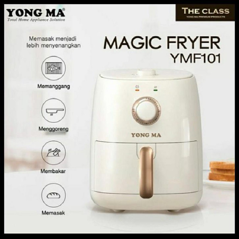 Yong Ma Air Fryer 2,4 L | Magic Fryer Mengoreng Tanpa Minyak 800 Watt