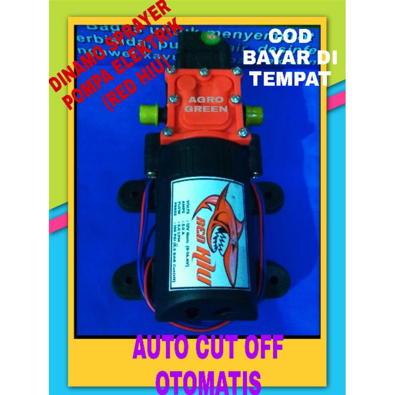 DINAMO SPRAYER POMPA ELEKTRIK MEREK"RED HIU"