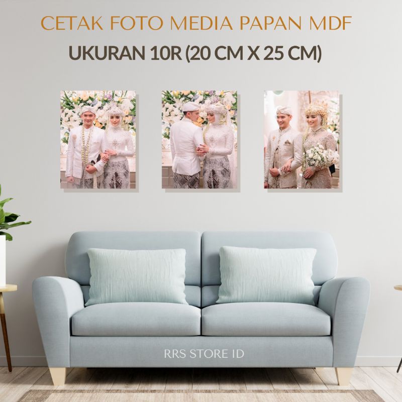CETAK FOTO UK 10R - MEDIA PAPAN MDF 9mm (20 X 25 CM)