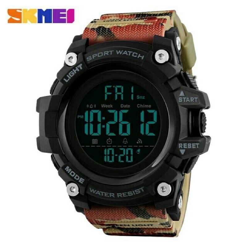 Skmei Jam Tangan Pria / 1384 Men Digital / Jam Tangan Digital LED Original / SKMEI