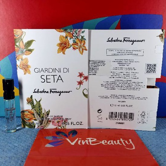 Vial Parfum OriginaL Salvatore Ferragamo Giardini Di Seta EDP 1.5 ml For Unisex Murah