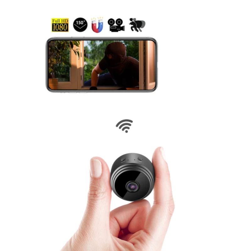 CCTV A9 Batere Wireless Spycam Mini HD 1080P-4