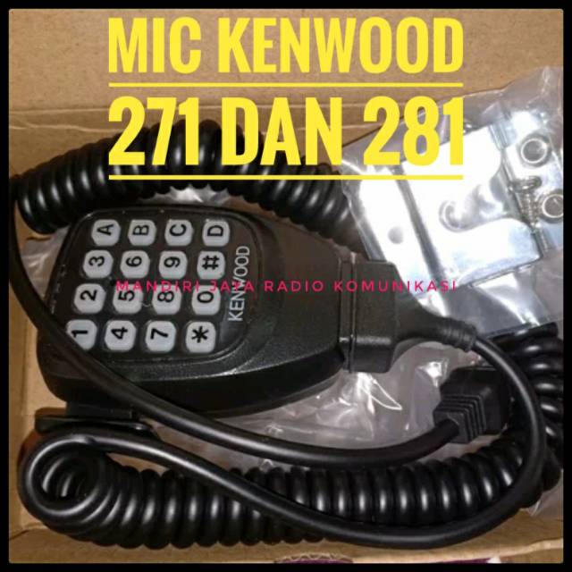 Mic PTT Kenwood 271 dan 281 KMC-32