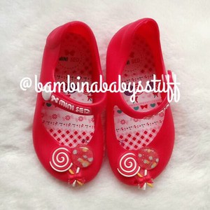 Zaxy Nina Replika Lollypop Red - Jelly Shoes Anak Import