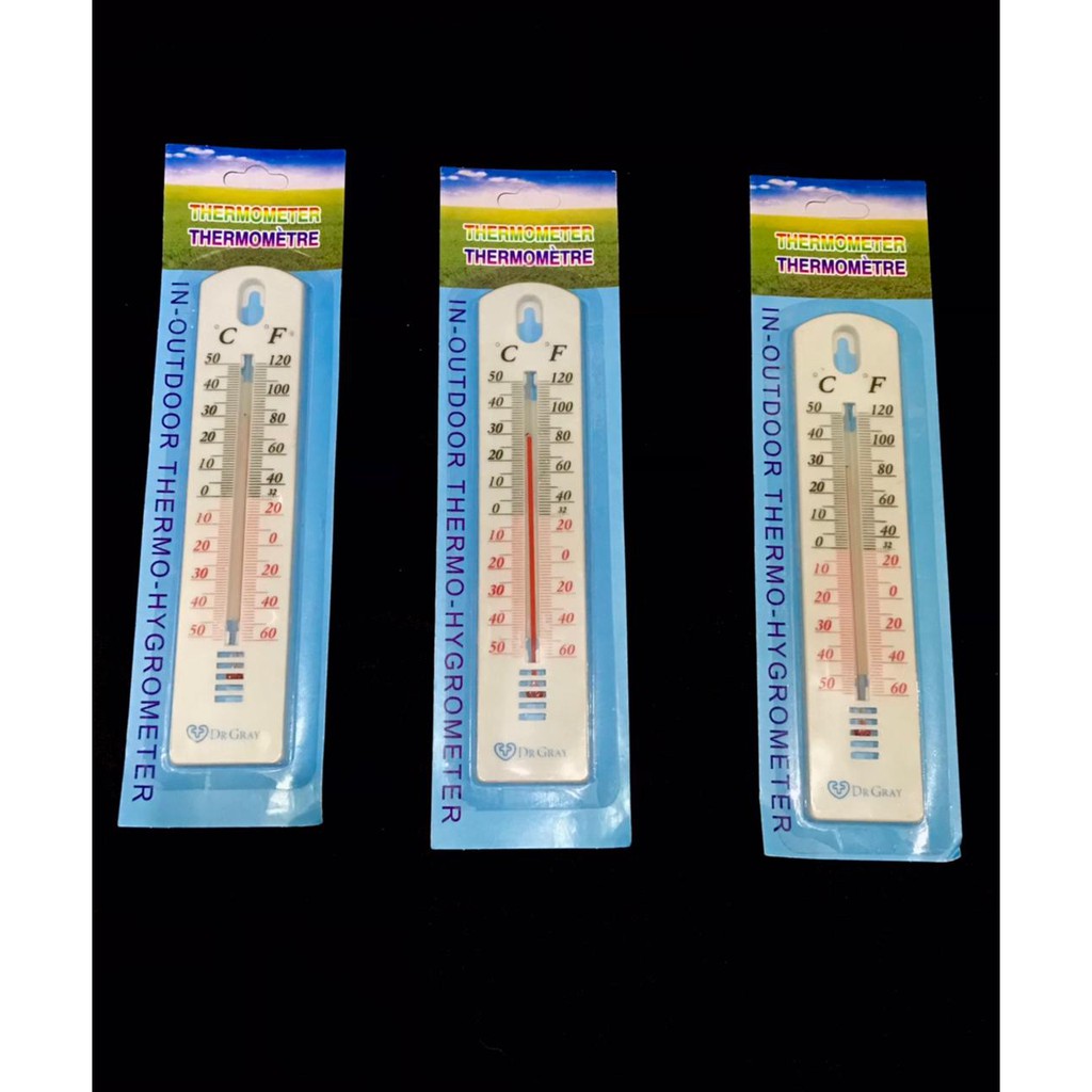 [ GRAY.STORE178 ] Termometer Ruangan Tempel Dinding Gantung Thermometer  Ruangan  -50 s/d +50 DR GRAY - THD2