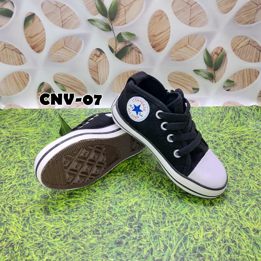 Sepatu Sneakers Anak Unisex / Sepatu Anak Converse / Sepatu Anak Murah / Sepatu Sneakers Hitam / Sep