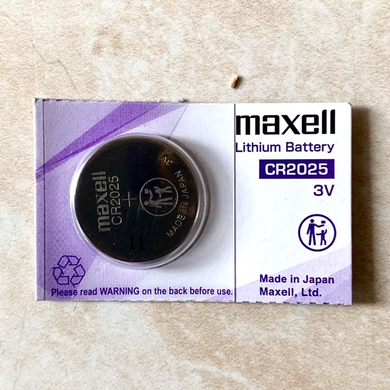 Baterai Maxell CR2025 Original Lithium Battery 3 Volt CR 2025 Asli Ori