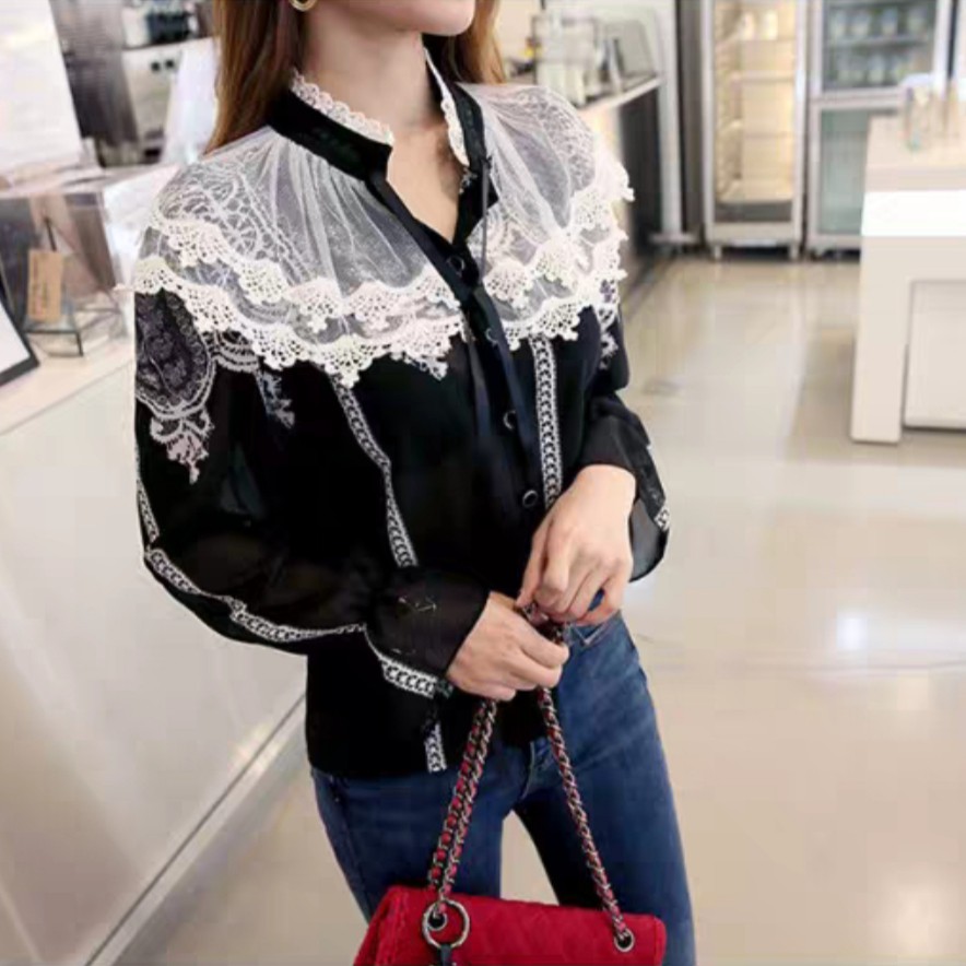 NGJ 2585 3M BLOUSE IIMORI LACE FASHION PREMIUM THREE M TM