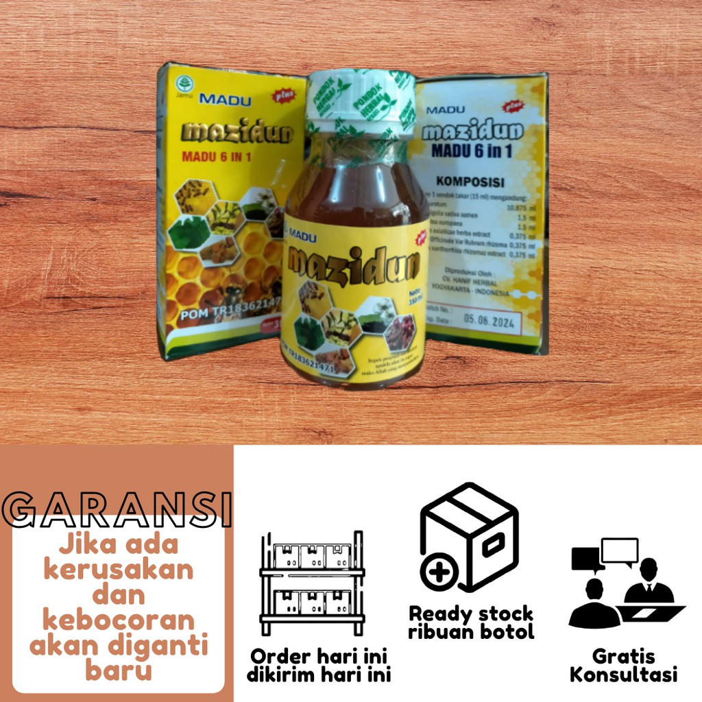 

Madu MAZIDUN Plus 6 IN 1 350gr