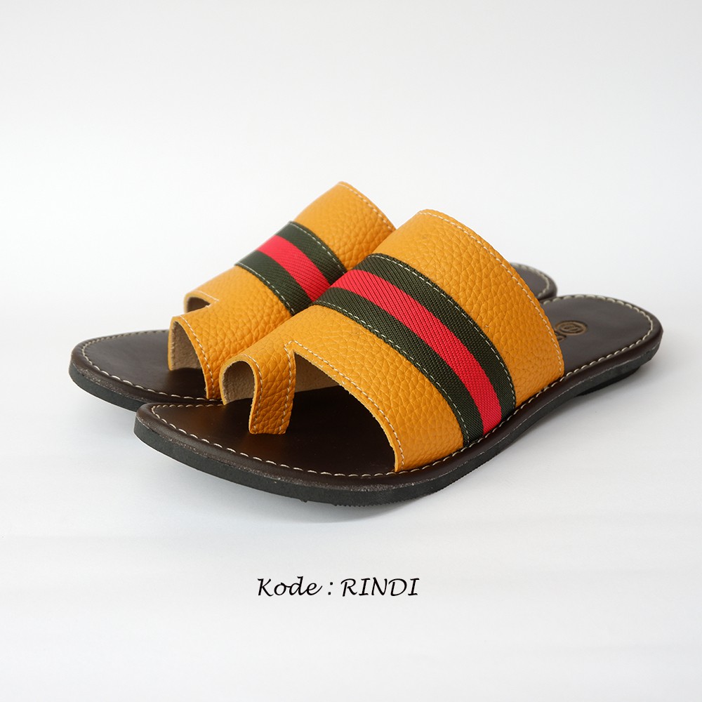 Sandal Papirut Wanita Kulit kode Rindi kuning Shopee Sandal Papirut Wanita Kulit kode Rindi kuning Shopee