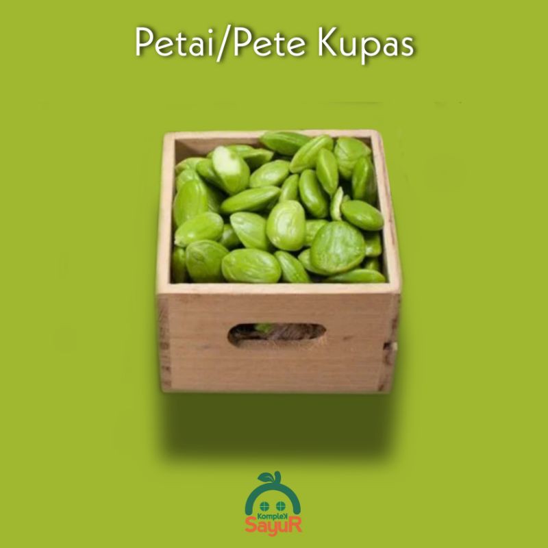 

Petai / Pete Kupas Segar 50-200 Gram Dengan Kualitas Pilahan