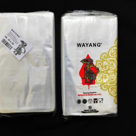 ❆ Plastik PP wayang 20x35, Plastik PP Bening ☞