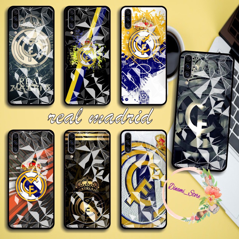 softcase diamond REAL MADRID Oppo A3s A1k A5 A9 2020 A7 F9 A5s A31 A52 a53 A92 A37 A57 A59 DST785