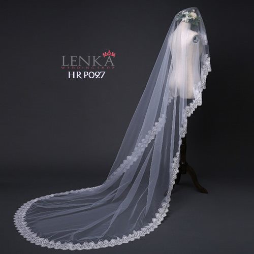 [TOKO TERPERCAYA] AKSESORIS PERNIKAHAN PENGANTIN BRIDAL VEIL MODERN RENDA HRP027