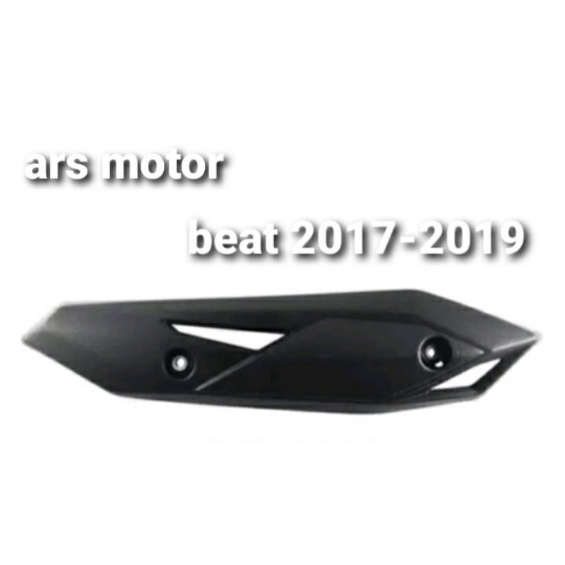 tutup kenalpot cover kenalpot plastik honda beat 2017_2019