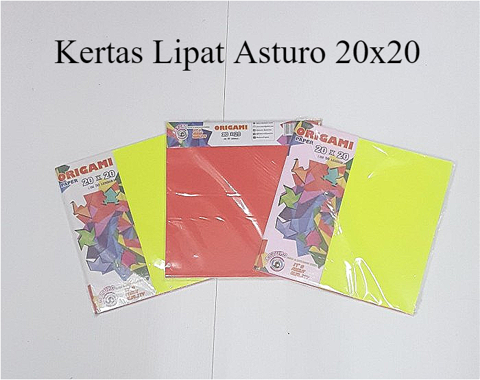 

KERTAS LIPAT ASTURO 20X20 (50lembar) | ORIGAMI