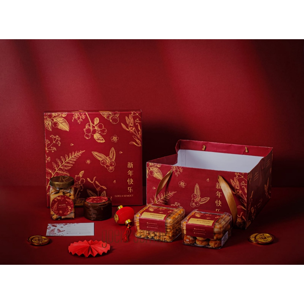 

CHINESE NEW YEAR HAMPER GOELA SEMOET GIFT CNY HAMPERS PARCEL IMLEK PROSPERITY FORTUNE GOOD AUTHENTIC