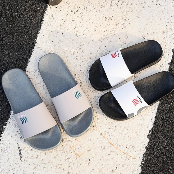 Sandal Slide Sandal Slip On Karet Pria Wanita S BETTER Sendal Slop Pria