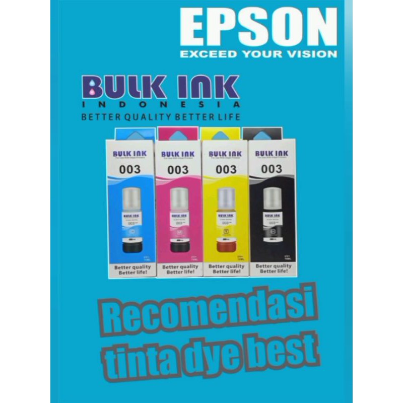 TINTA EPSON 003 BULK INK ORIGINAL (1 SET)