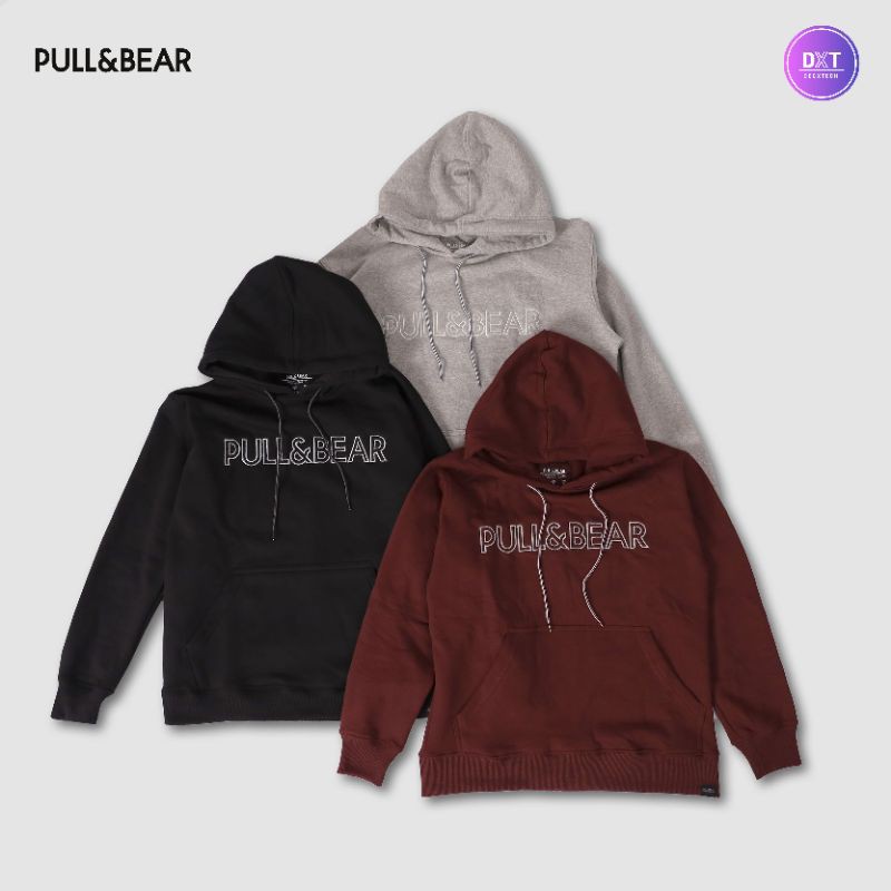 PULL&BEAR Hoodie Sweater Pullover Logo PNB ORIGINAL