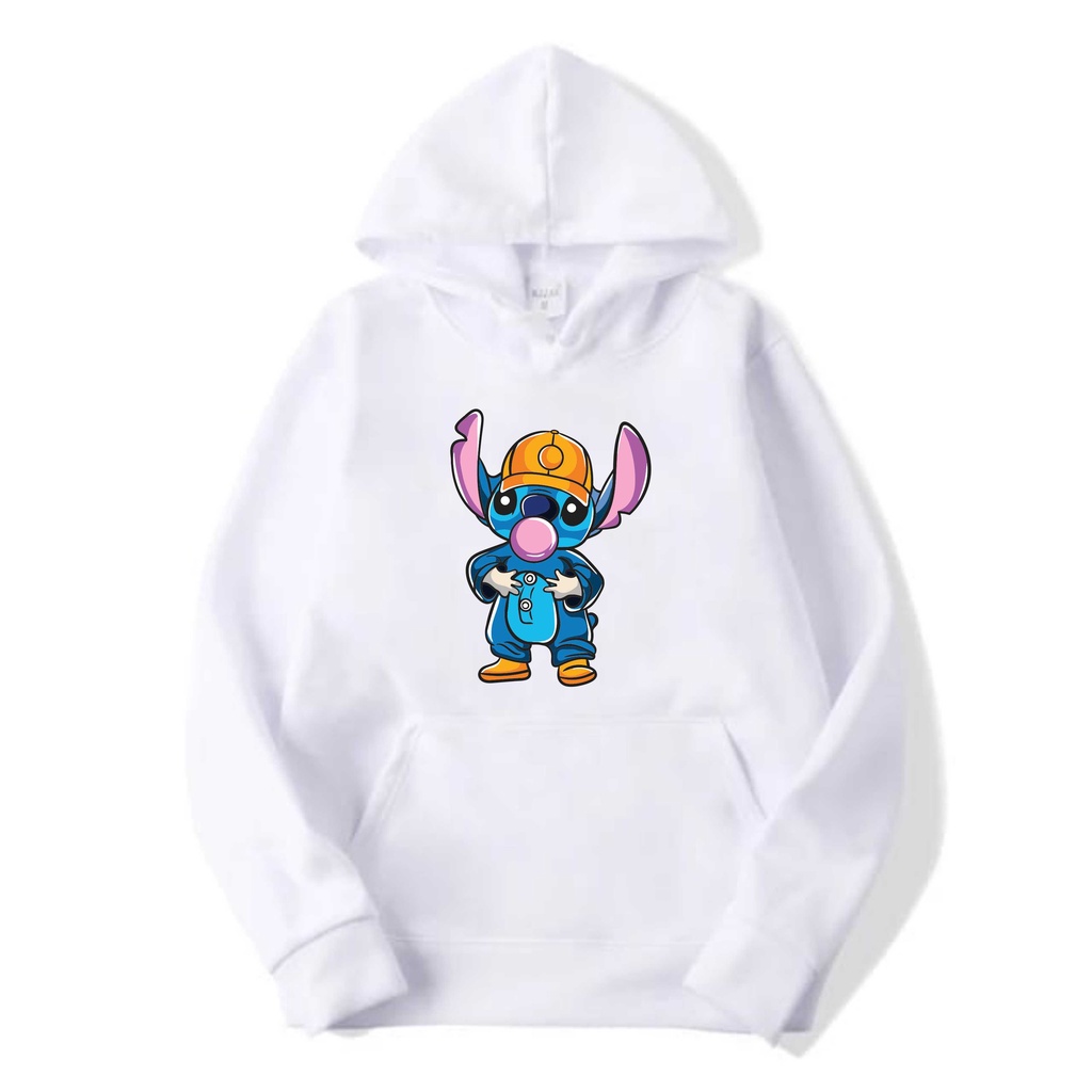 STICH Jumper Hoodie II STICH Sweater Hoodie II Sweter Oblong Topi SIZE M - XL ( Pria &amp; Wanita / Anak &amp; Dewasa )