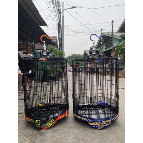 SANGKAR KANDANG MURAI EBOD JAYA DECAL BAMBU NO 2